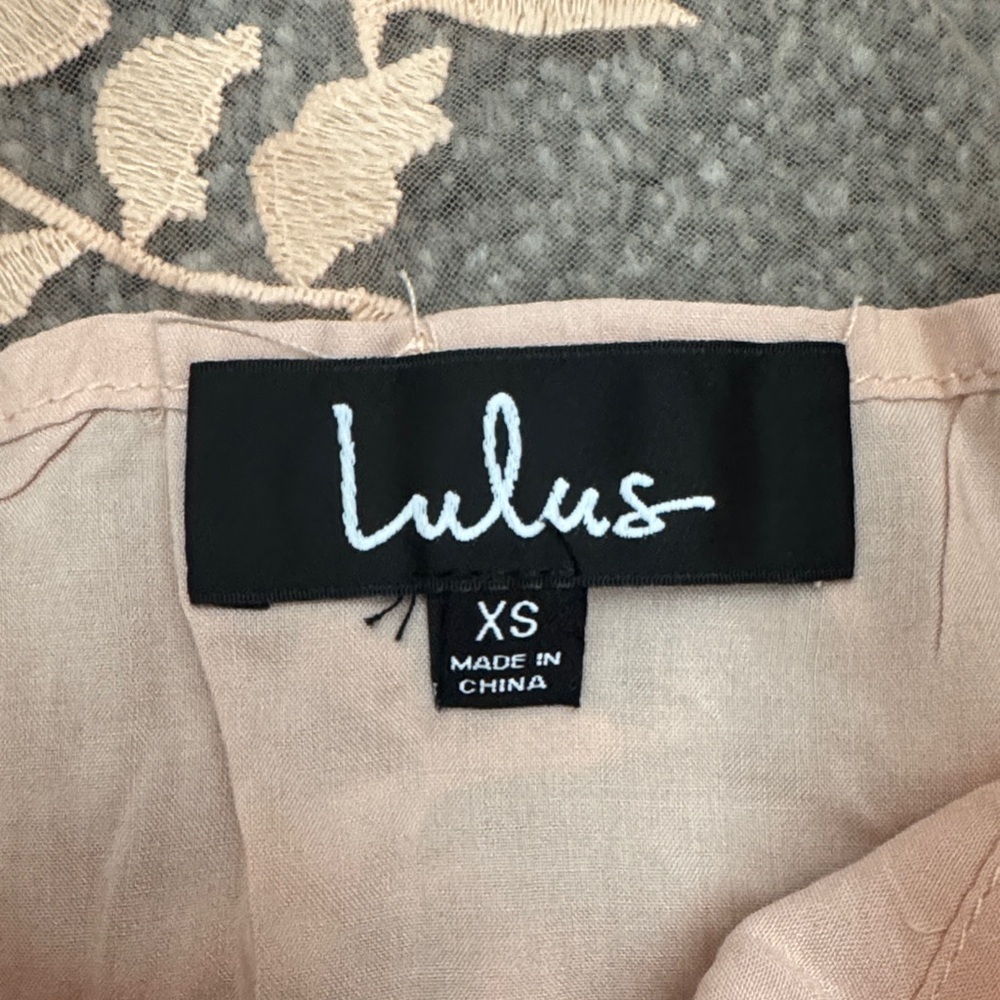Lulu's Blush Lace Mini Dress - Picture 2 of 4